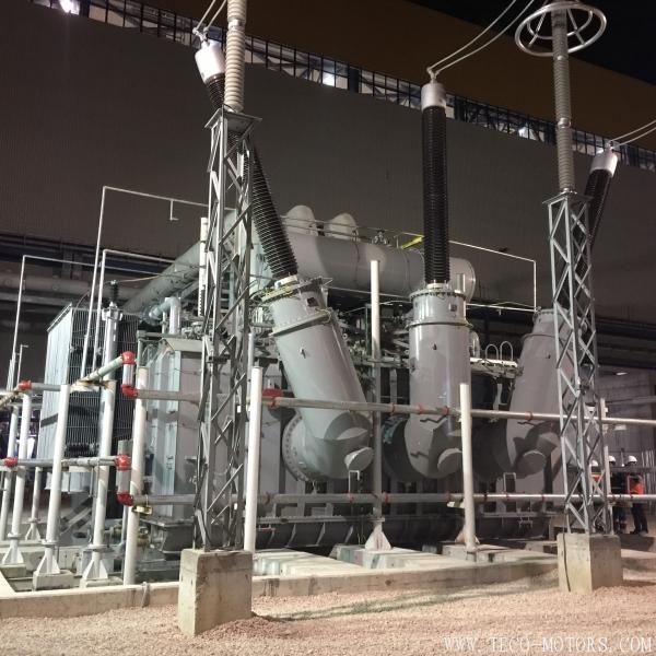 【電廠】土耳其速馬工程主變和廠變經過次沖擊后，1號機組倒送電一次成功