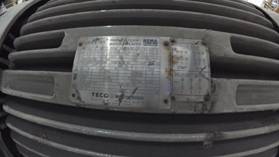 東元NEMA電機(jī)服役7年，運(yùn)行狀態(tài)良好，現(xiàn)場(chǎng)檢測(cè)運(yùn)行狀態(tài) 業(yè)績(jī)案例 第3張